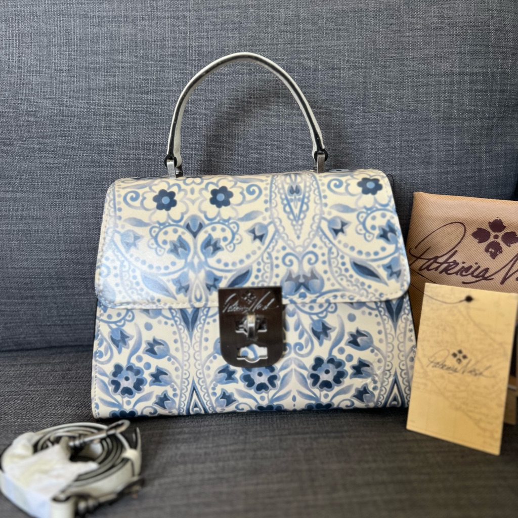 Nwt Patricia Nash Chauny Satchel Handbag Leather